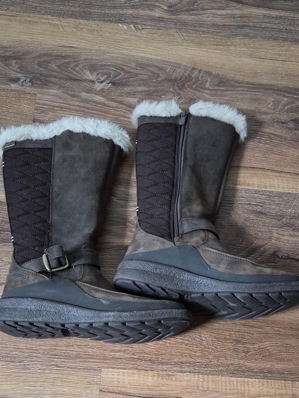 Merrell Tremblant Ezra Tall Polar Waterproof Winter Snow Boots Espresso Size 5
